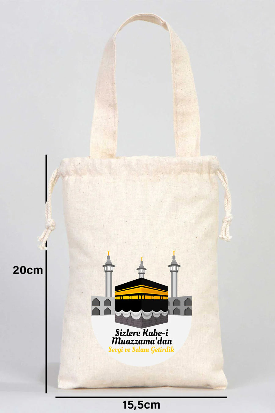 15x20 cm Sizlere Kabe-i Muazzama’dan Sevgi ve Selam Getirdik | Hac ve Umre He... - yakın çekim