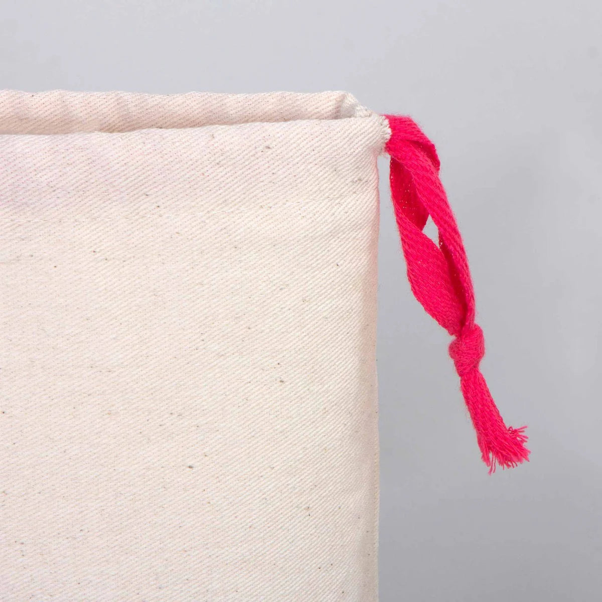 15x20 cm Renkli İp Fuşya Bez Kese – 23 Nisan Hediyesi - görsel 8