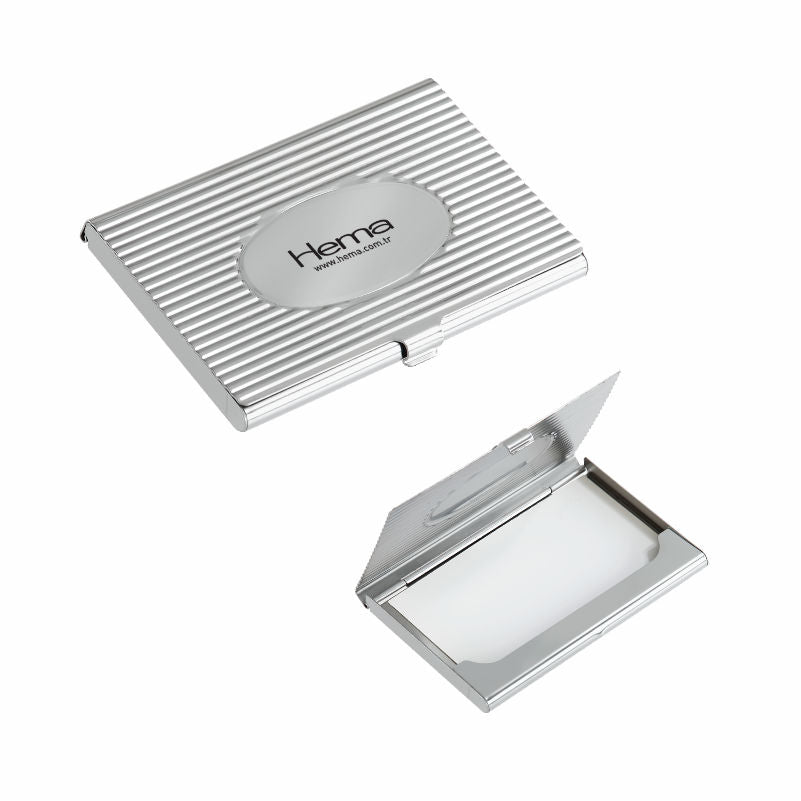 Alüminyum Metal Kartvizitlik – Çizgili Desen 5012