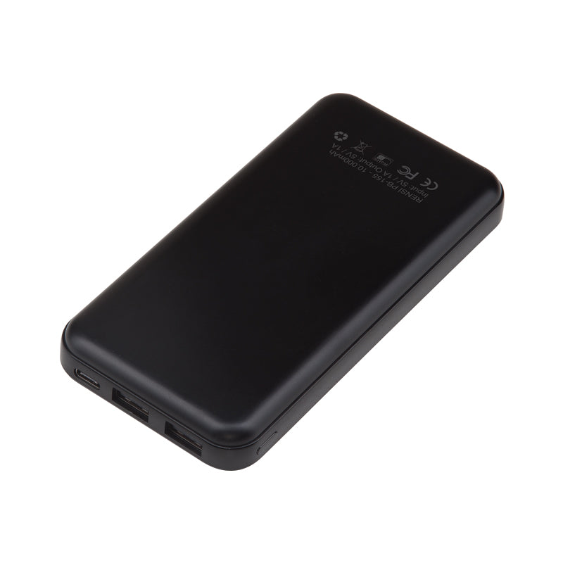 Çok Girişli Hızlı Şarj Powerbank 10.000 mAh – 3’ü 1 Arada Kablolu PB-155 - detay görünüm