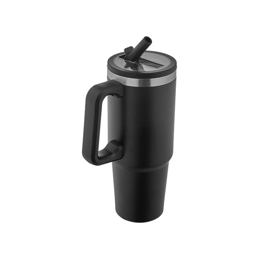 Siyah XL Çelik Saplı Termos Bardak — 900 ml — 5352
