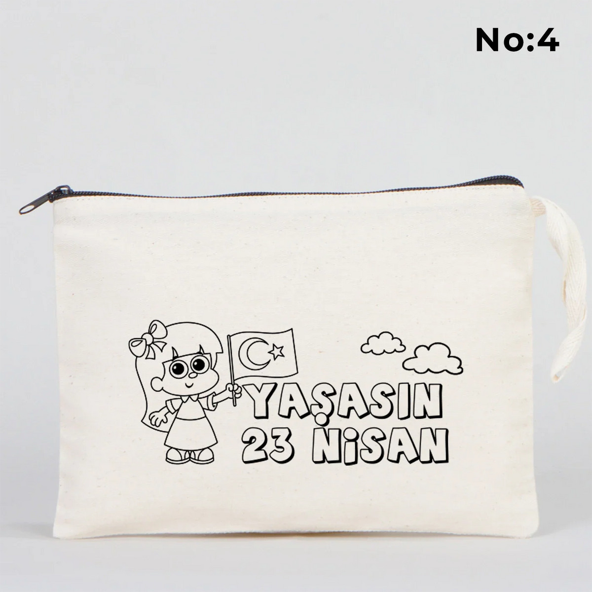 Boyanabilir 25x18 cm Clutch Astarsız Çanta - 23 Nisan Hediyelik - kullanım örneği