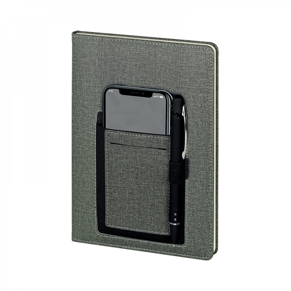 Termo Deri̇ Defter / Telefon Kart Kalem Cepli - 2420 - istecanta.com