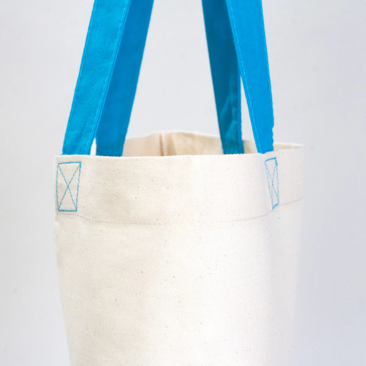 Boyanabilir 40x35 cm Gabardin Turkuaz Kulp Çanta - 23 Nisan Hediyesi - görsel 8