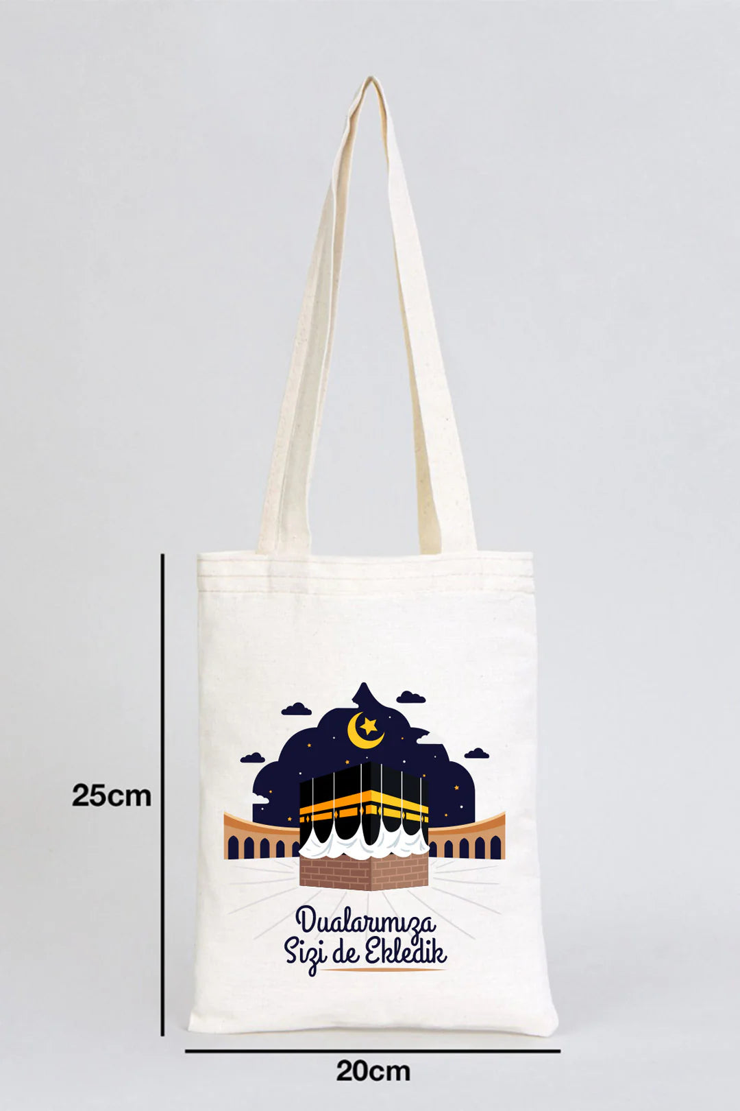 20x25 cm Sizlere Kabe-i Muazzama’dan Sevgi ve Selam Getirdik | Hac ve Umre He... - yakın çekim