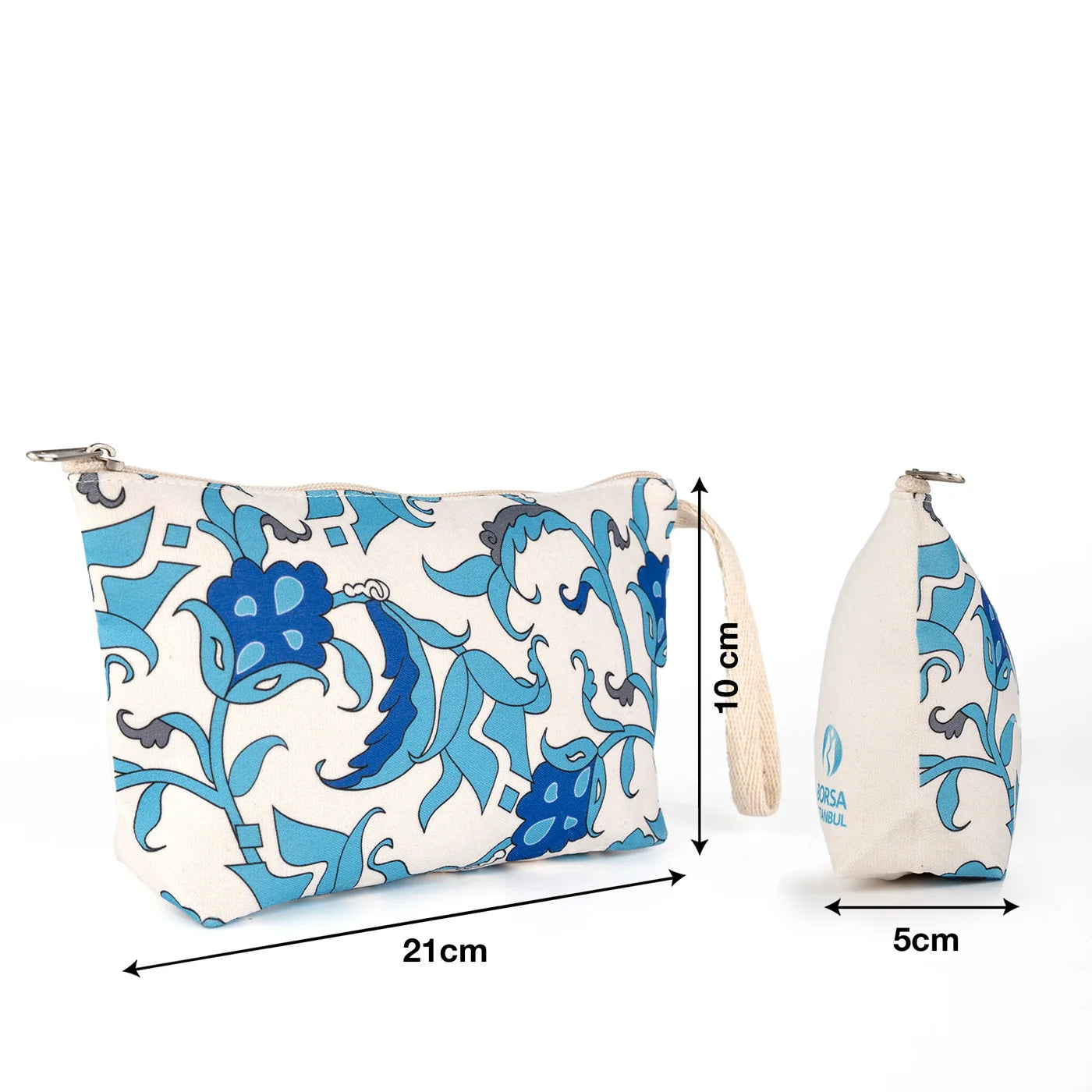 Tam Zemin Logo Baskılı Lamineli Kalemlik/Clutch 21x10x5 cm | Toptan