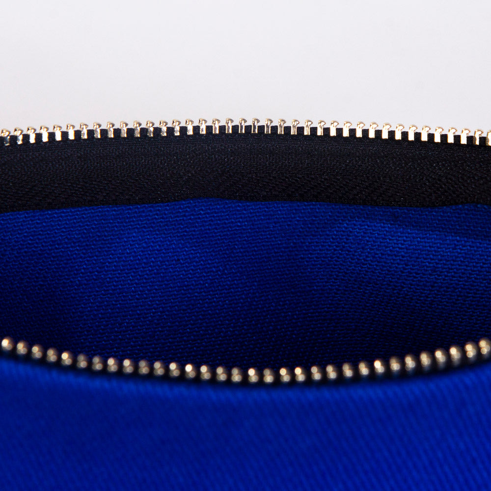 Karne Günü Star Clutch 21×15 Saks Mavi – Metal Fermuar (Özelleştirilebilir)