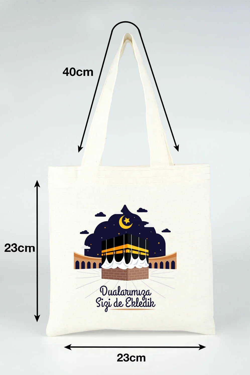 23x23 cm Sizlere Kabe-i Muazzama’dan Sevgi ve Selam Getirdik | Hac ve Umre He... - yakın çekim