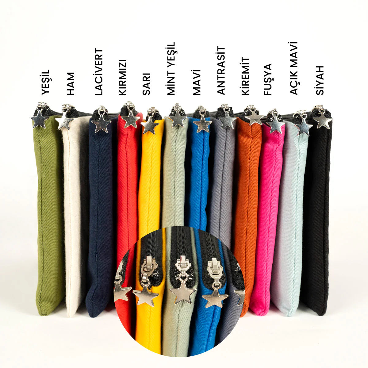 25x18 cm Astarlı Kanvas Kalemlik - Kadınlar Günü Hediyesi