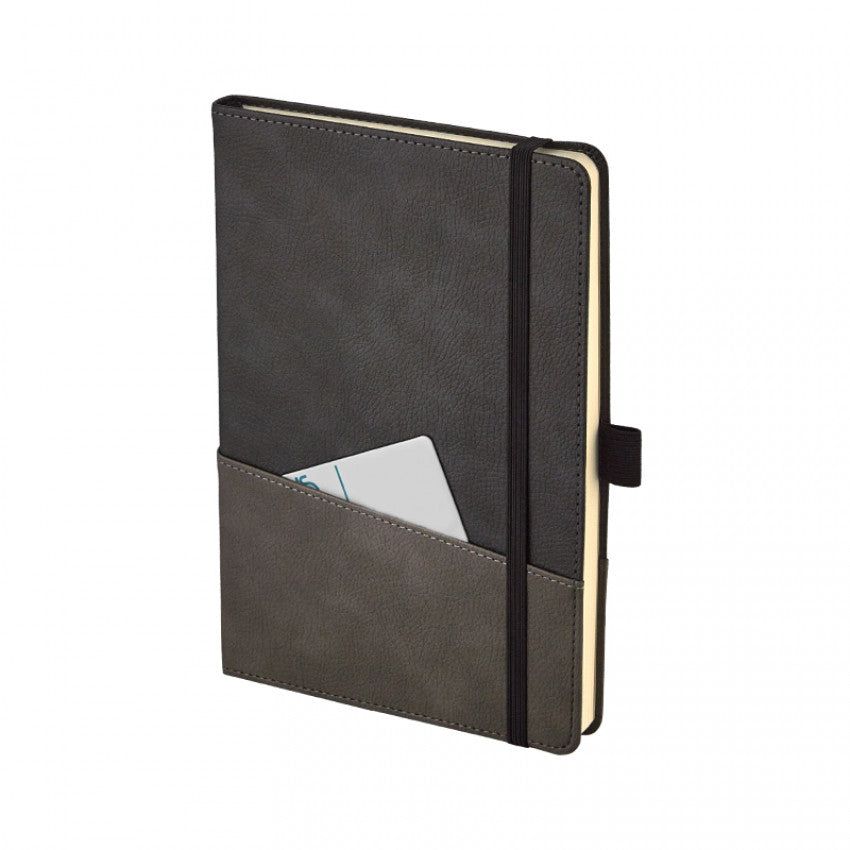 Fonksiyonel Cepli ve Lastikli Termo Deri Defter 2427