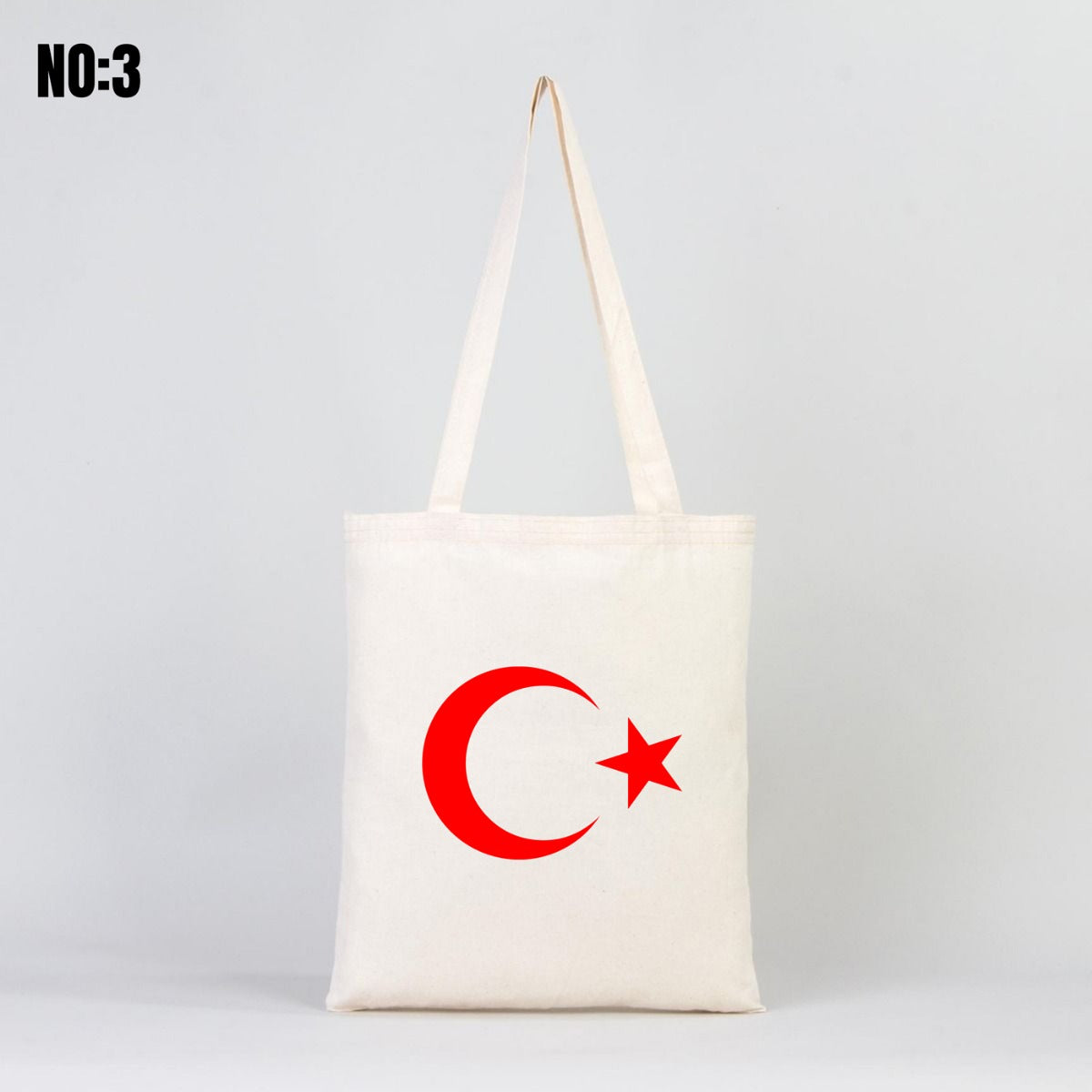 29 Ekim Temalı Bez Çanta, Kırmızı Kulp, 35x40 cm - görsel 6