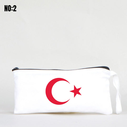 29 Ekim Baskılı Beyaz Kalemlik, 21x10cm - istecanta.com