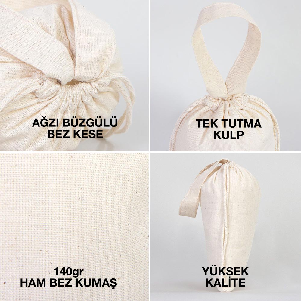 15,5x20 cm Bez Kese ürün detayı - istecanta.com