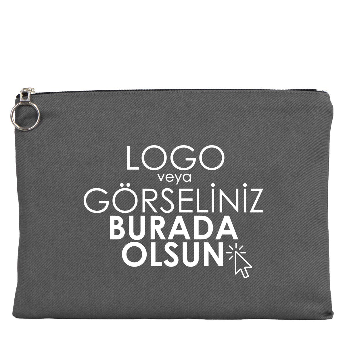 Antrasit karne günü temalı portföy çanta, okul figürlü ve özelleştirilebilir karne hediyesi tasarımı