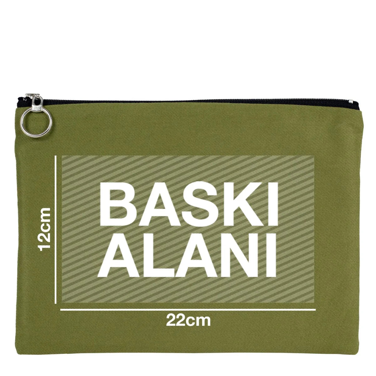 30×21 cm Yeşil Astarlı Portföy Çanta – Kadınlar Günü Hediyesi - yakın çekim