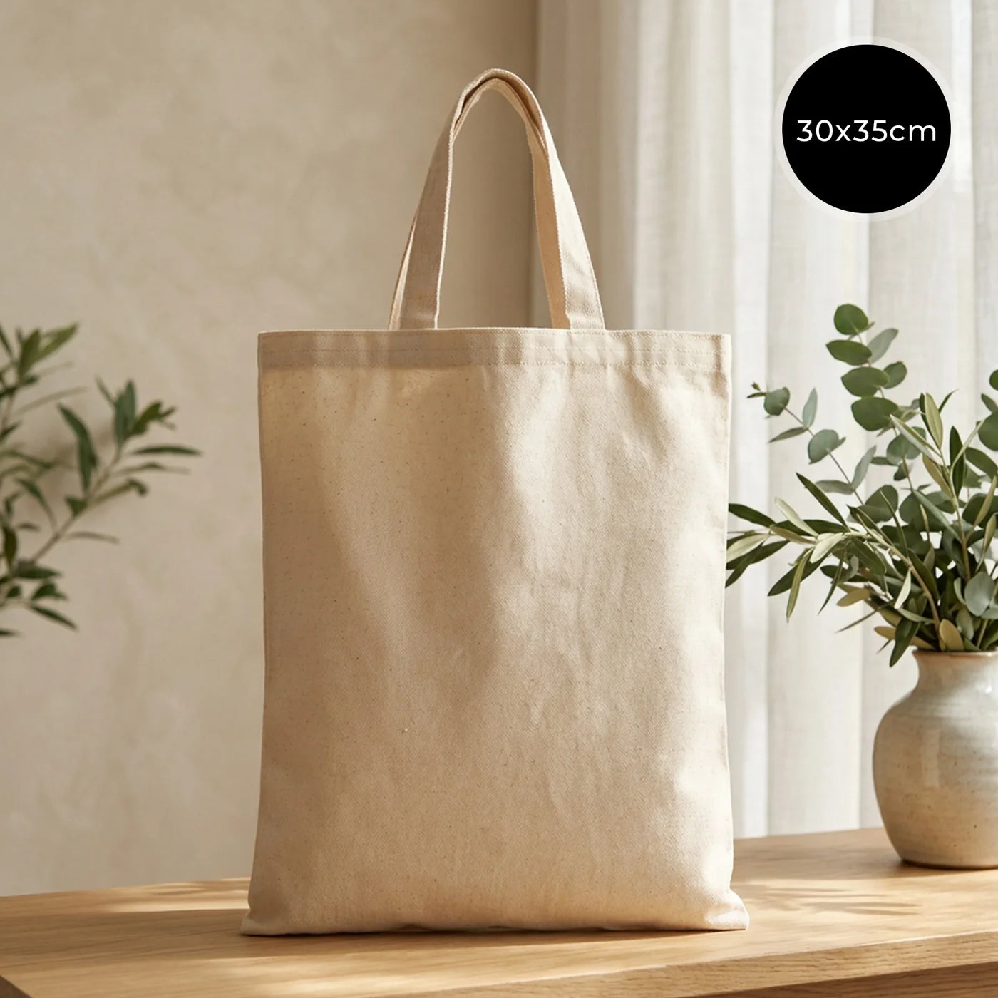 Gabardin Bez Çanta Kısa Kulp 30x35 cm