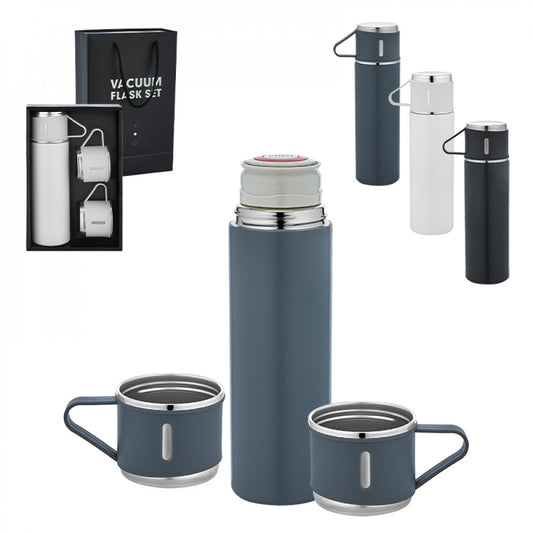 ÇELİK 3'LÜ TERMOS SET / 500 Ml - 5337 Siyah