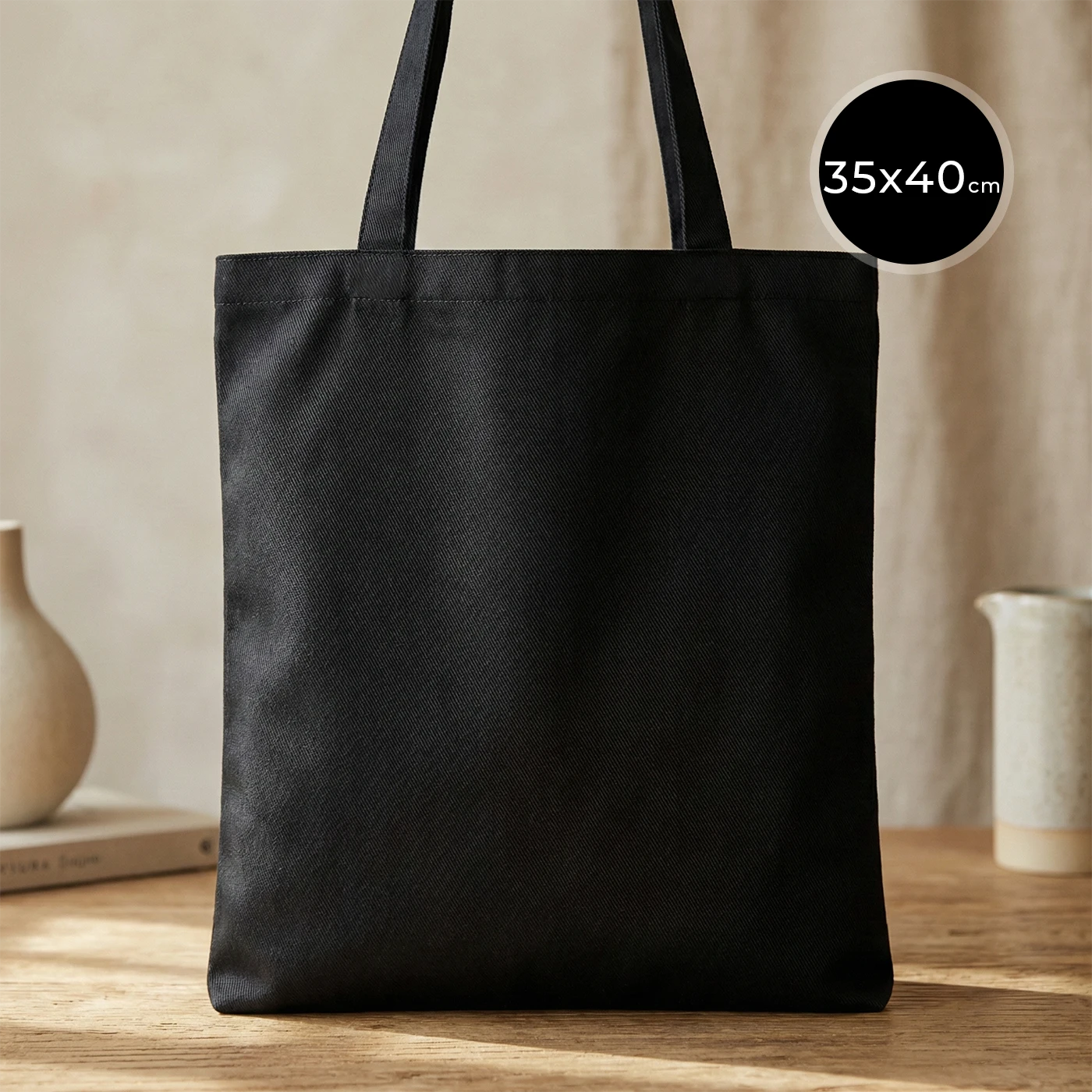 Gabardin Bez Çanta 35x40 cm Siyah Renk