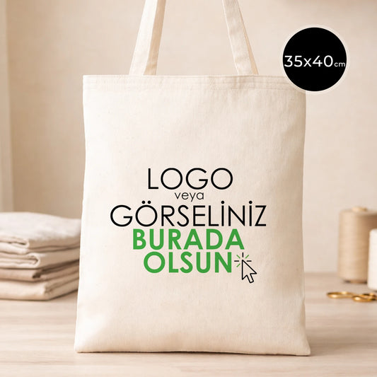 Gabardin Bez Çanta 35x40 cm (Özelleştirilebilir)