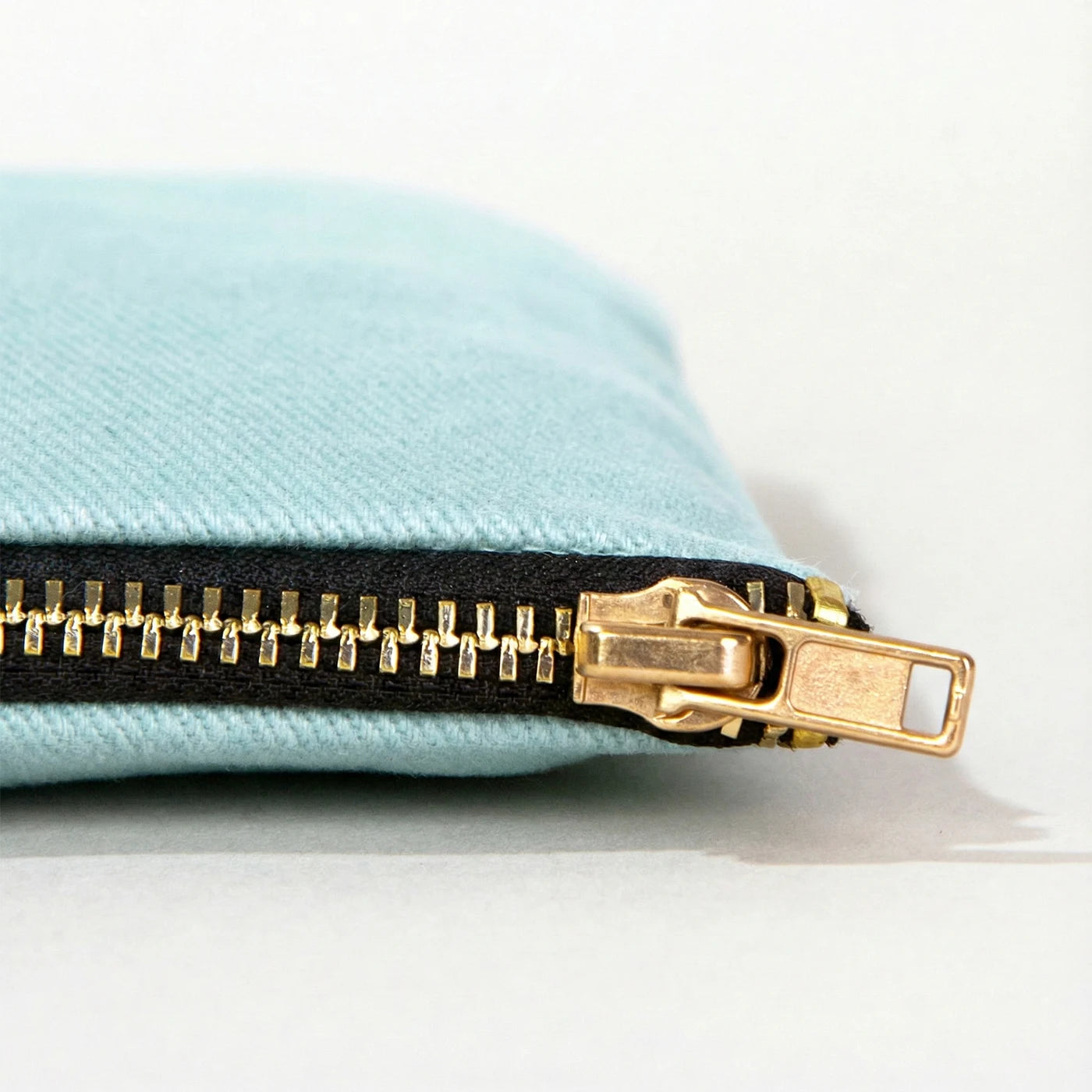 Star Clutch 21x15 Açık Mavi -Metal Fermuar