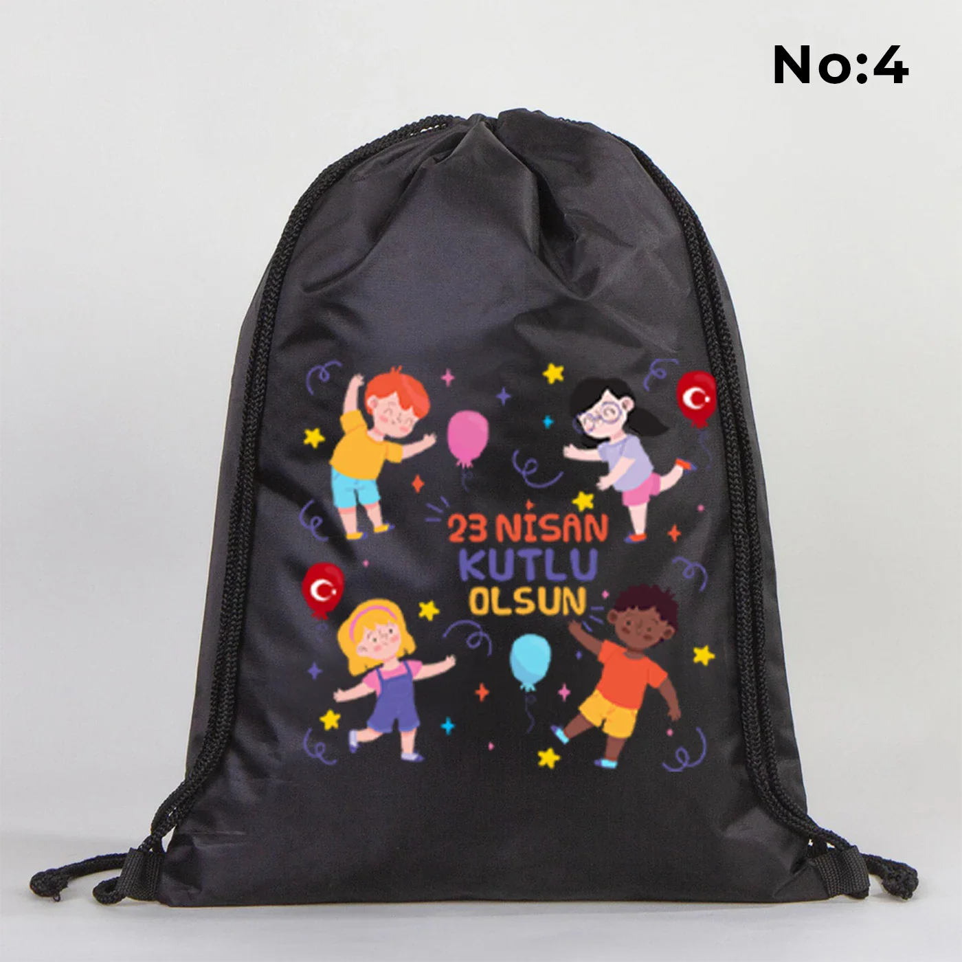32x45 cm Siyah İmperteks Sırt Çantası - 23 Nisan Hediyesi - kullanım örneği