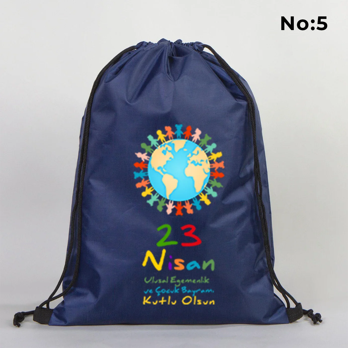 32x45 cm Lacivert İmperteks Sırt Çantası - 23 Nisan Hediyesi - farklı açı