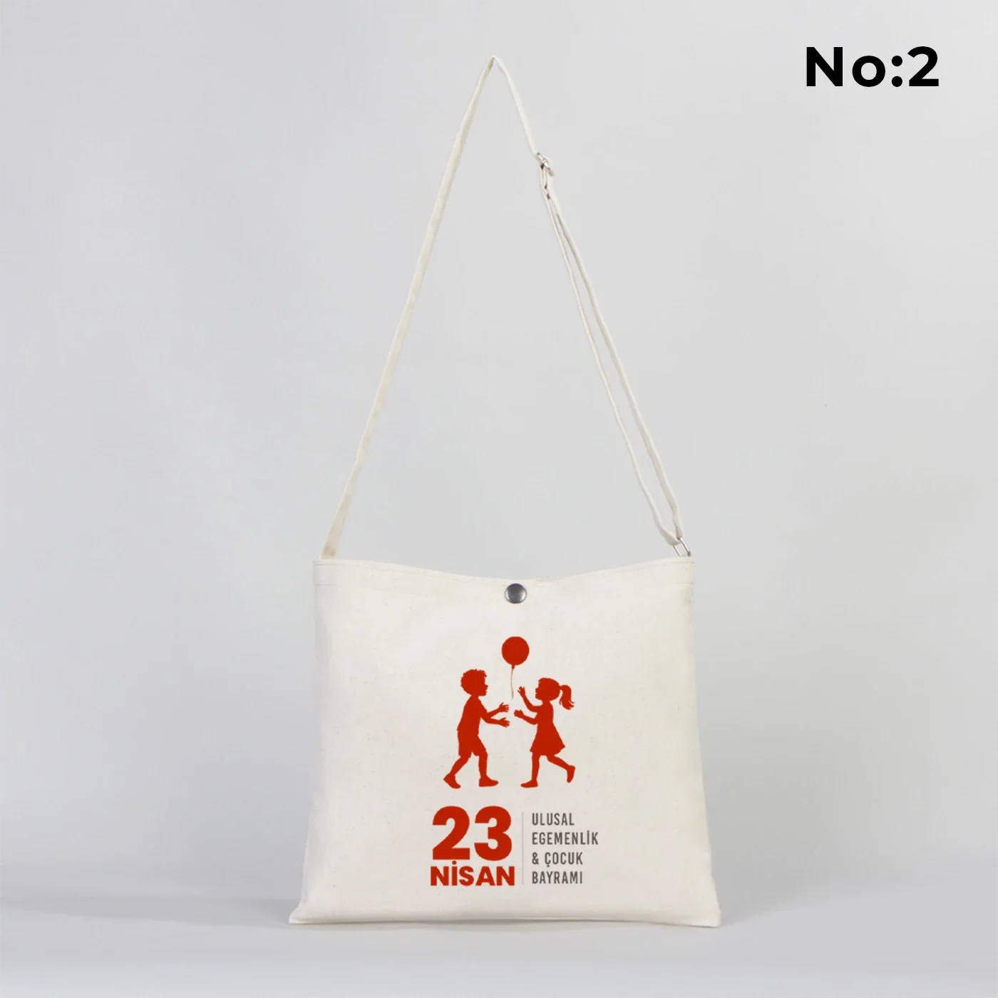35x30 cm Çıt Çıtlı Heybe - 23 Nisan Çantası - detay görünüm