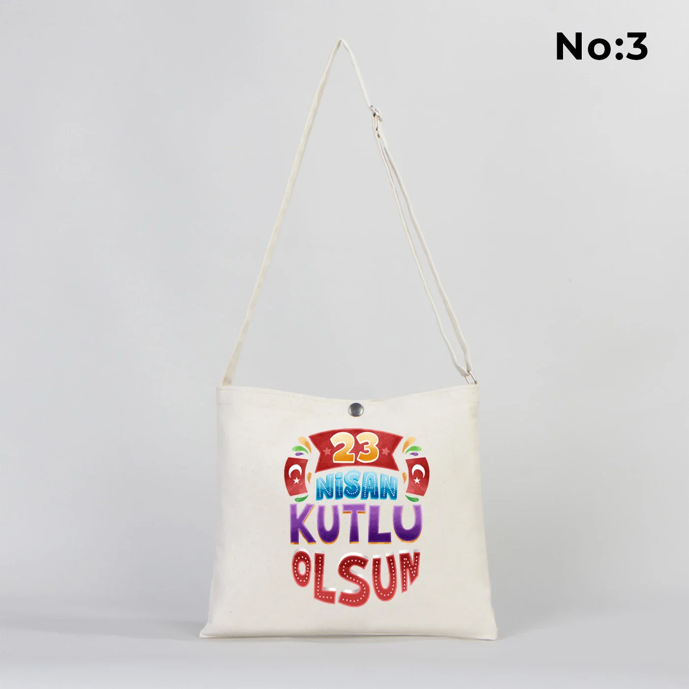 35x30 cm Çıt Çıtlı Heybe - 23 Nisan Çantası - yakın çekim