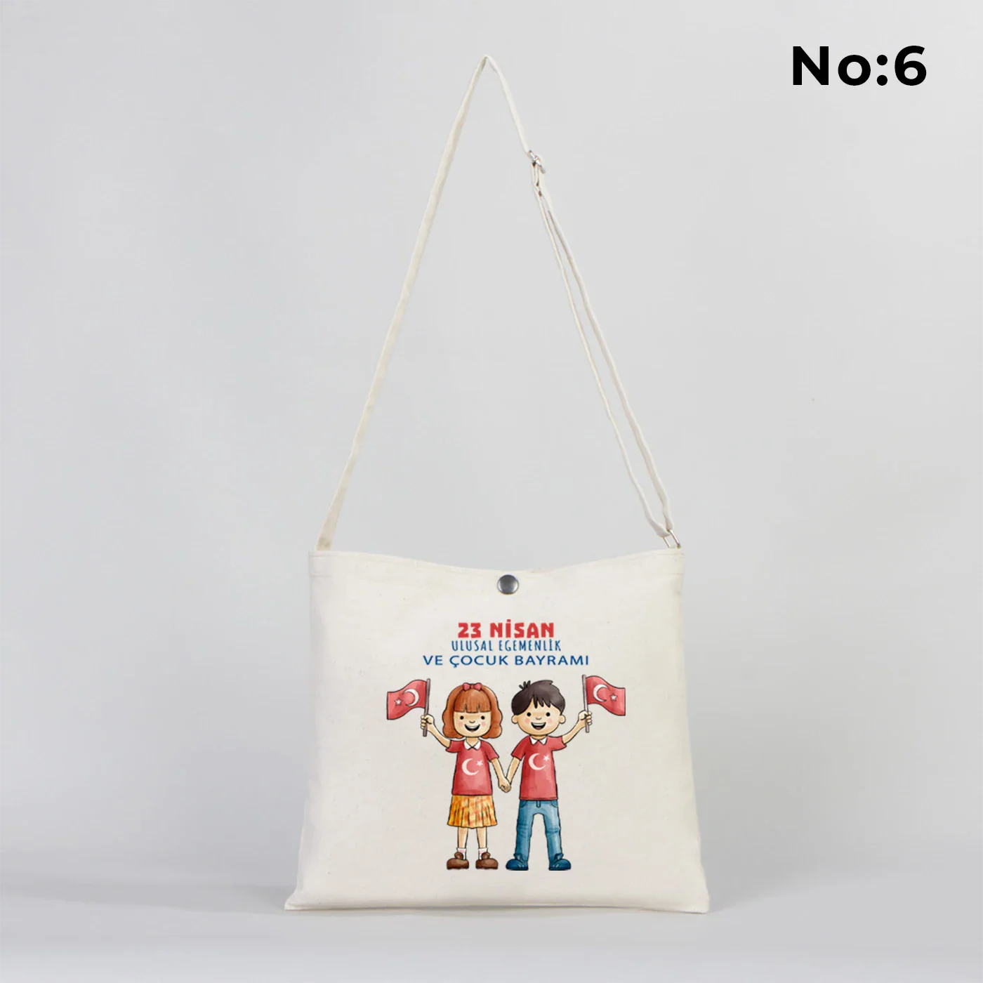 35x30 cm Çıt Çıtlı Heybe - 23 Nisan Çantası - görsel 6