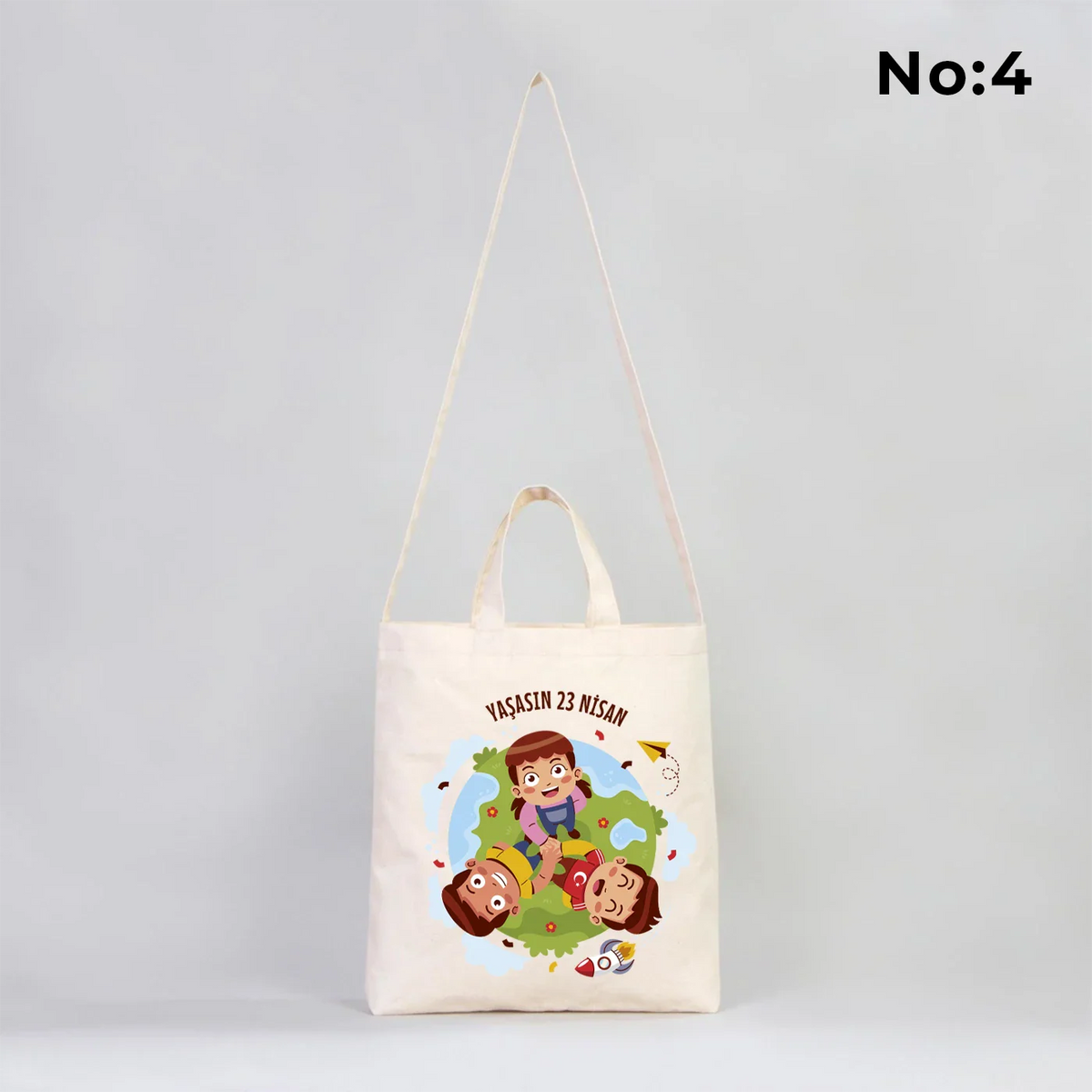 38x38x4 cm Alt Körüklü Kanvas Çanta - 23 Nisan Hediyesi - kullanım örneği