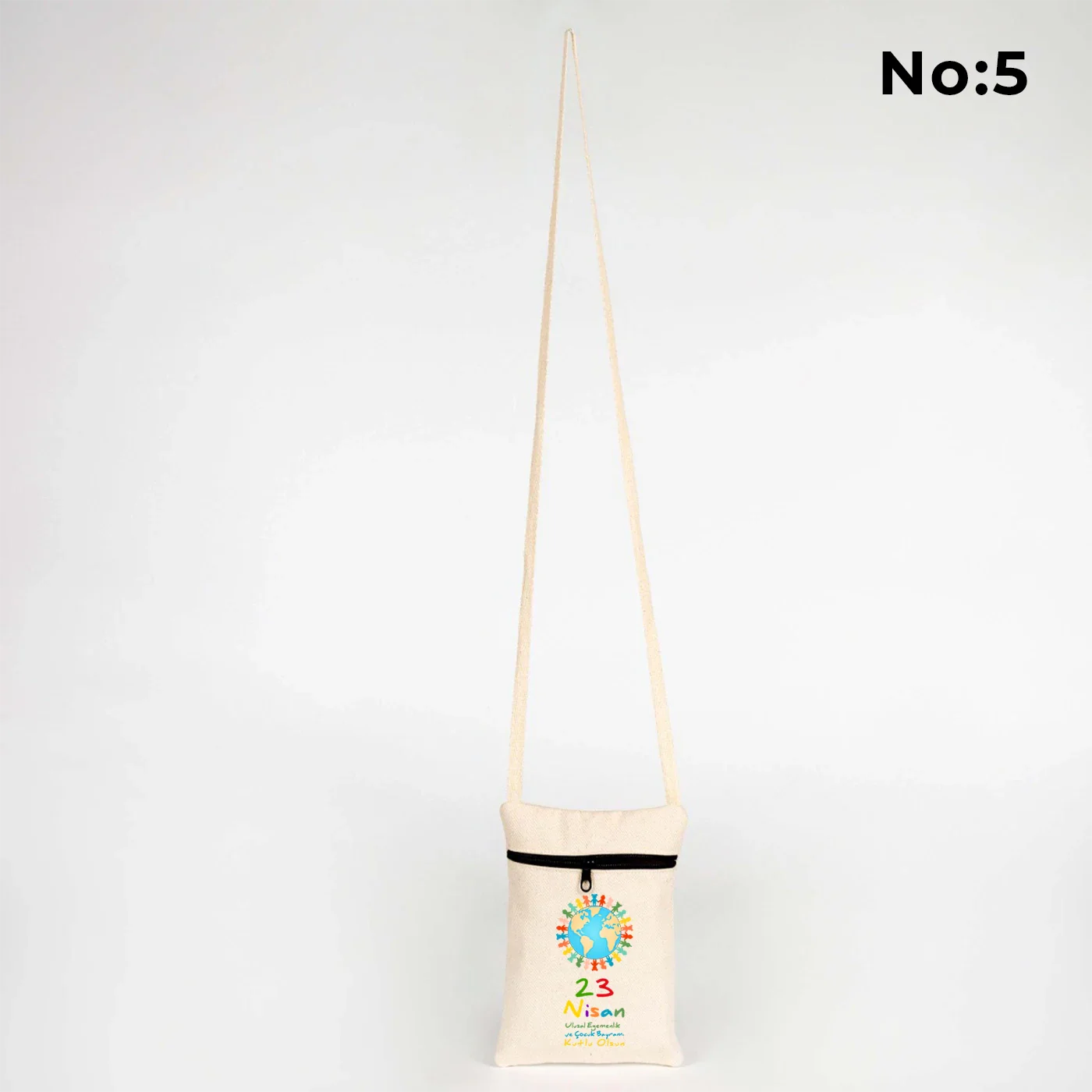 19x14 cm Gabardin Çocuk Çantası - 23 Nisan Hediyesi - farklı açı