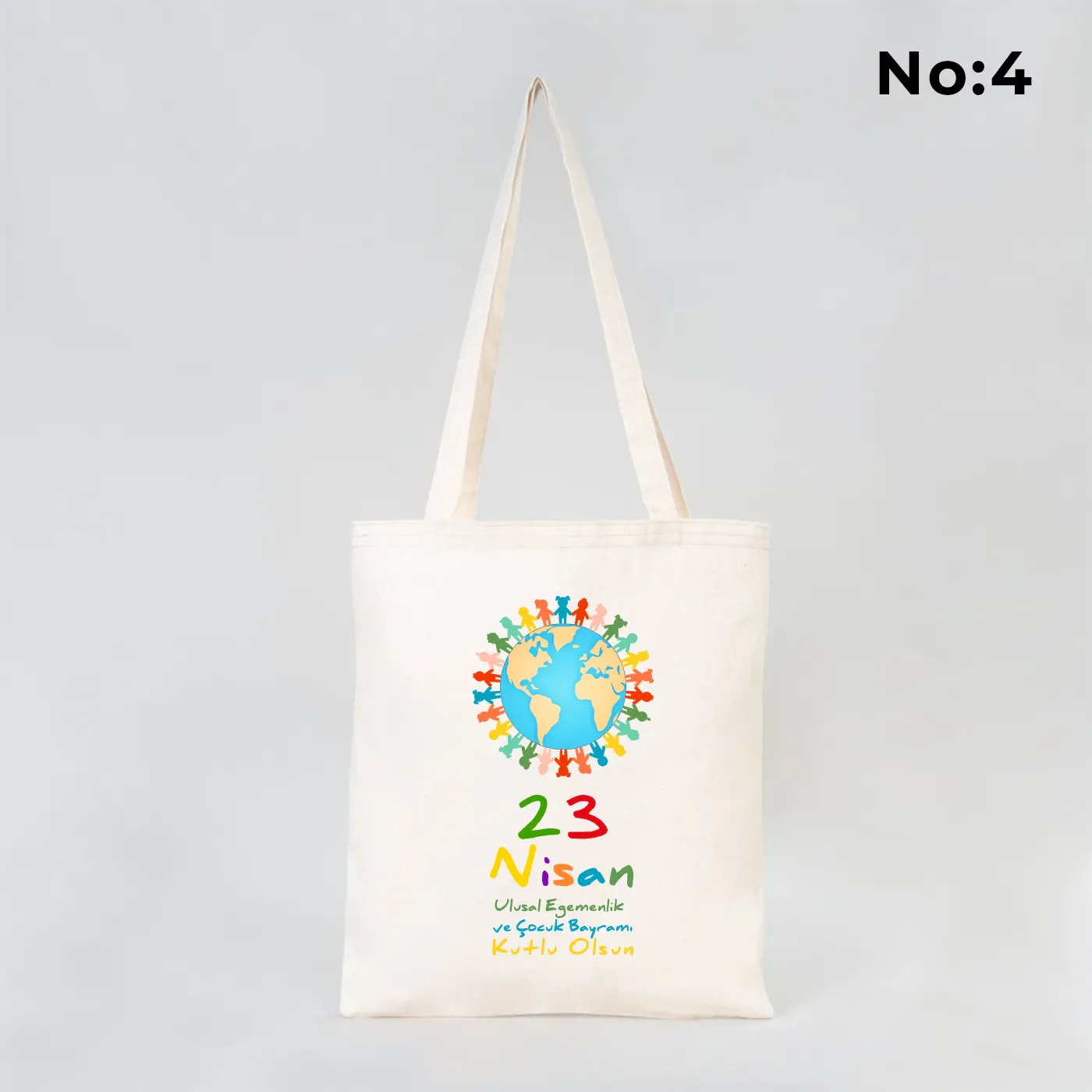 35x40 cm Gabardin Bez Çanta - 23 Nisan Hediyesi (Okul-Sınıf Baskılı) - kullanım örneği