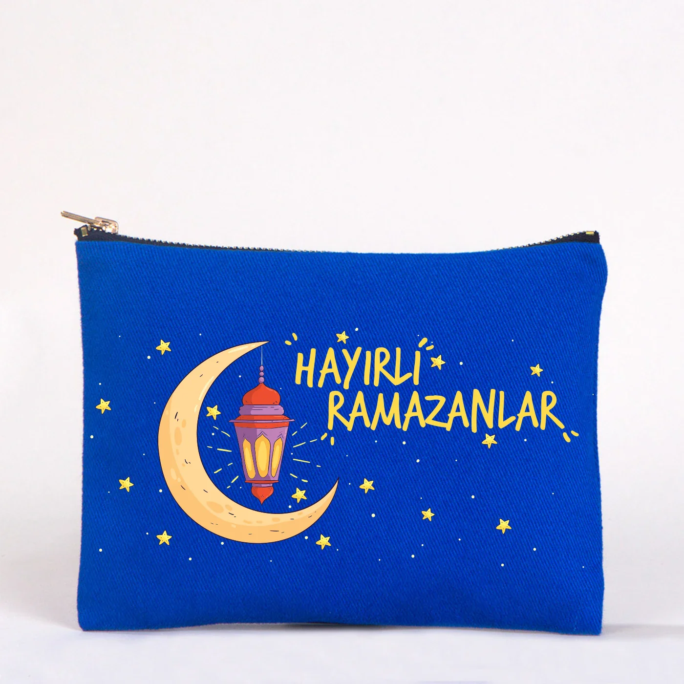 21x15 cm Saks Mavi Star Clutch - Bayram Harçlık Cüzdanı - detay görünüm