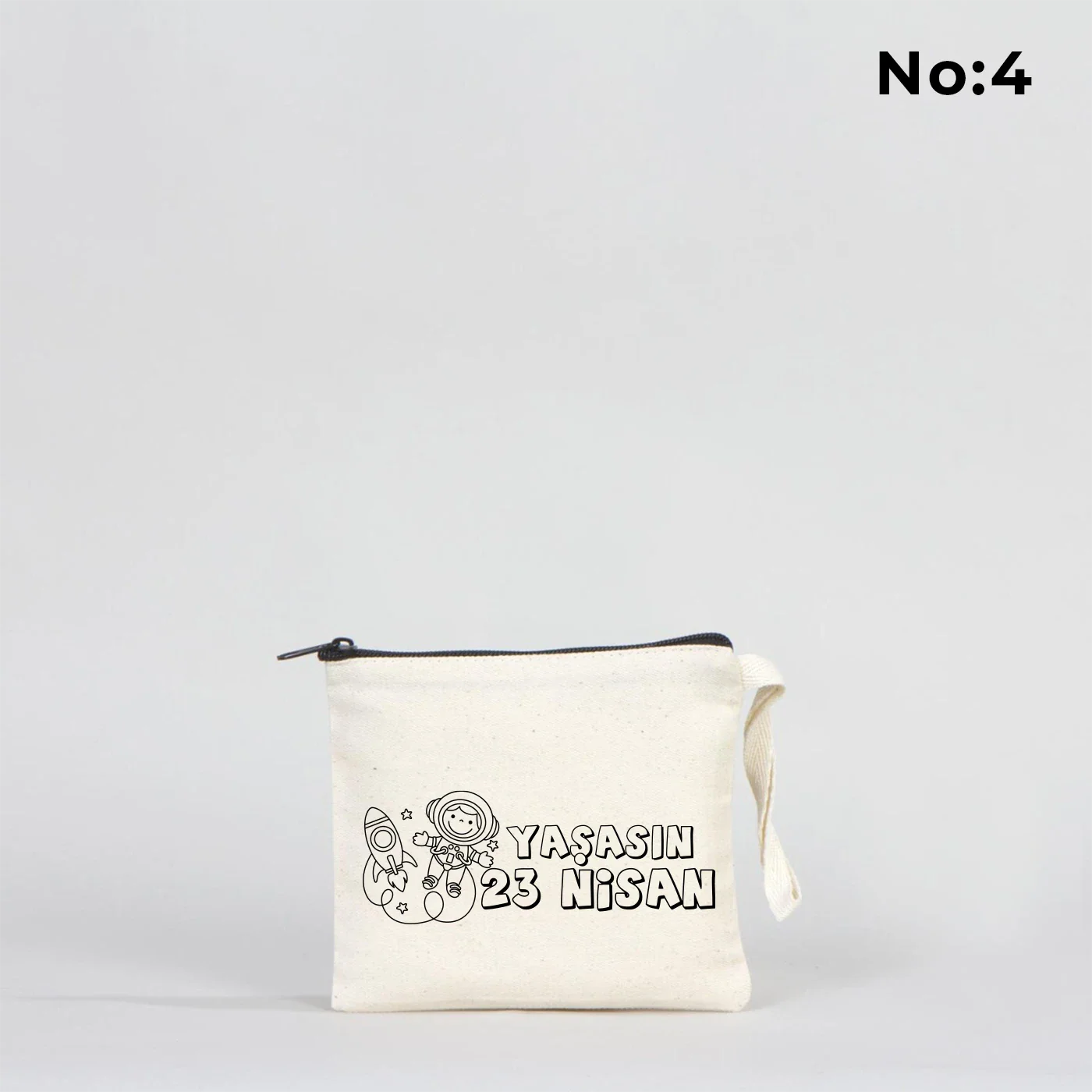 Boyanabilir 15x13 cm Clutch Astarsız Çanta - 23 Nisan Hediyelik - kullanım örneği