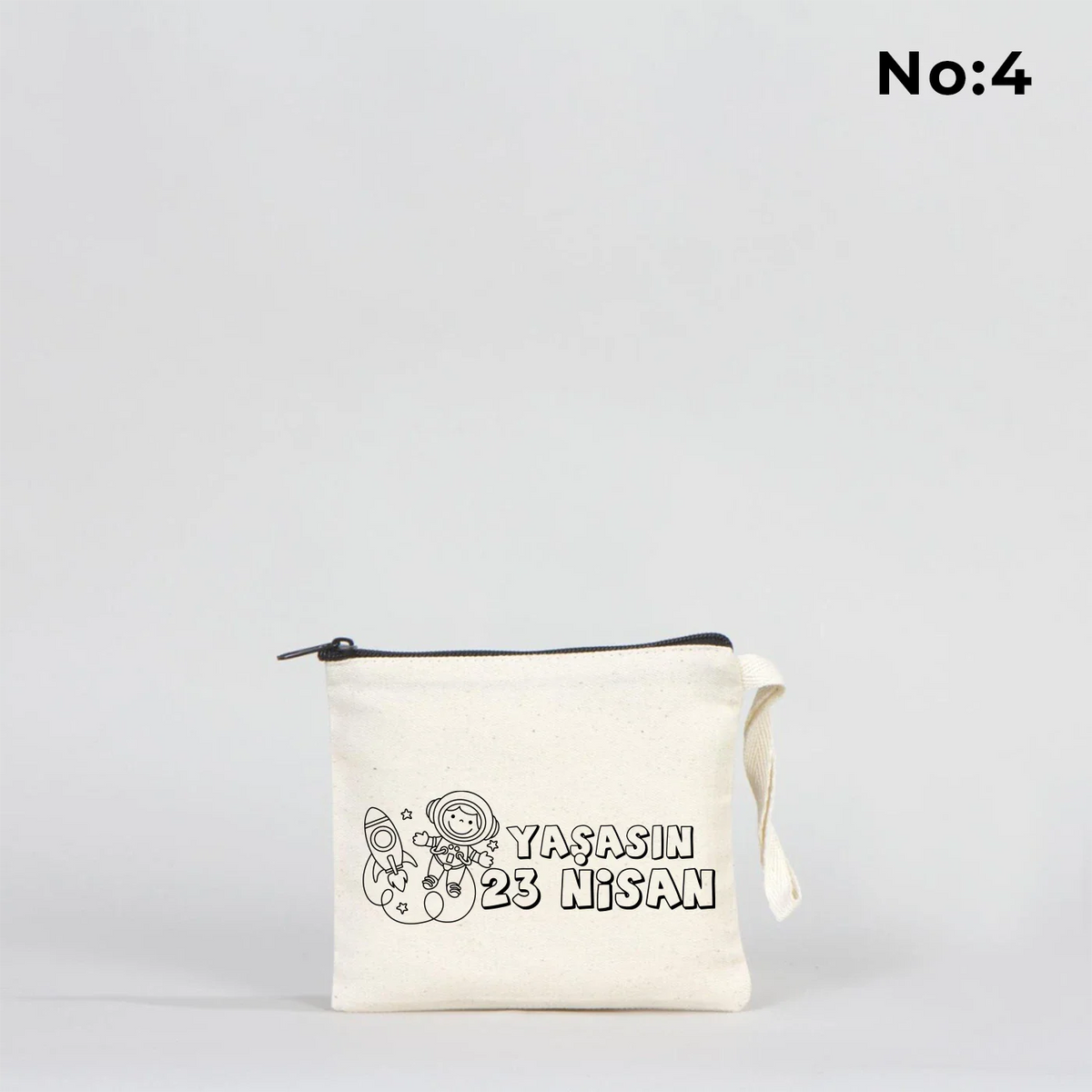 Boyanabilir 15x13 cm Clutch Astarsız Çanta - 23 Nisan Hediyelik - kullanım örneği