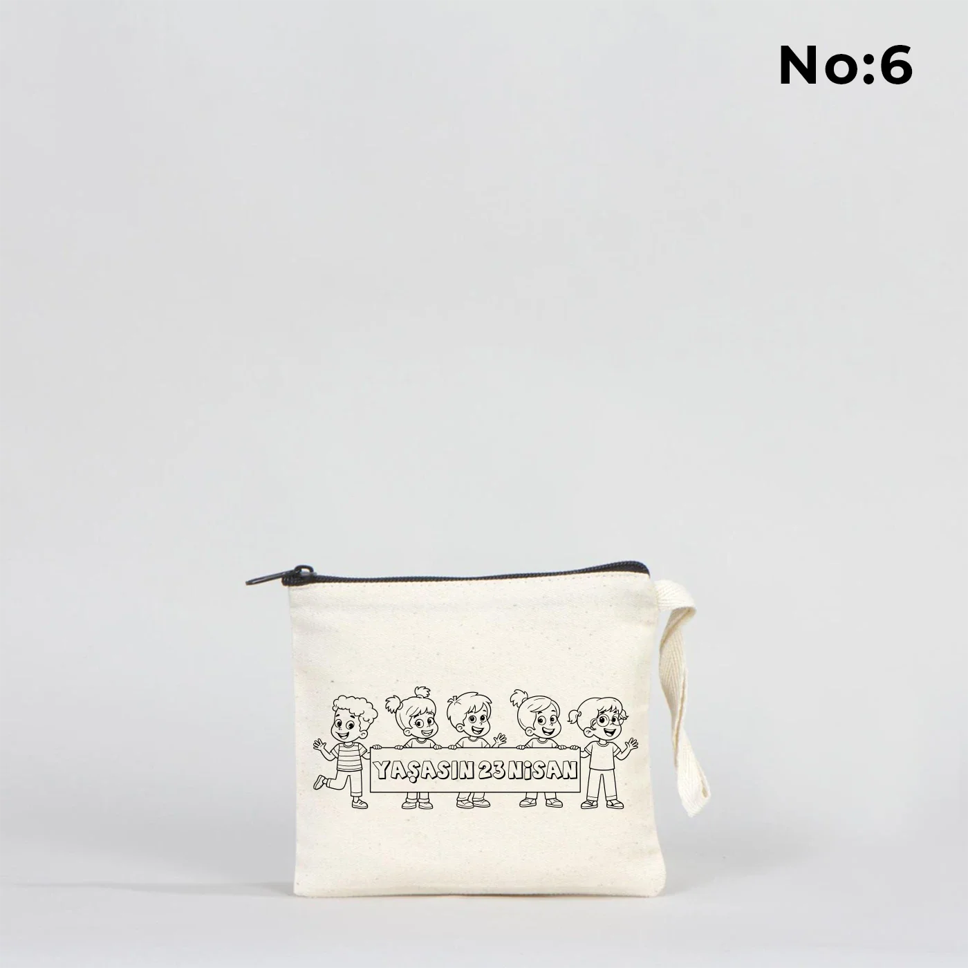 Boyanabilir 15x13 cm Clutch Astarsız Çanta - 23 Nisan Hediyelik - görsel 6