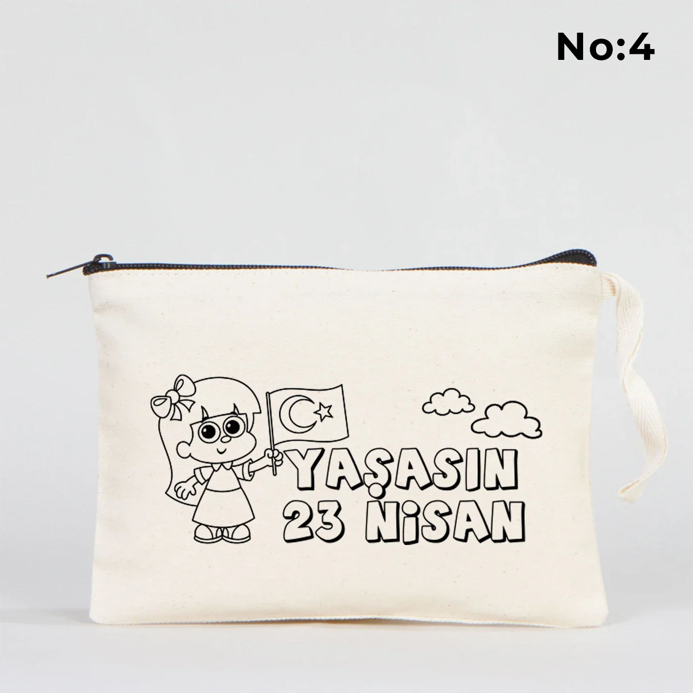 Boyanabilir 21x15 cm Clutch - 23 Nisan Çantası - kullanım örneği