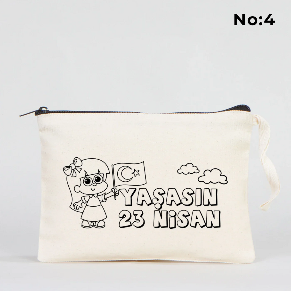 Boyanabilir 21x15 cm Clutch - 23 Nisan Çantası - kullanım örneği