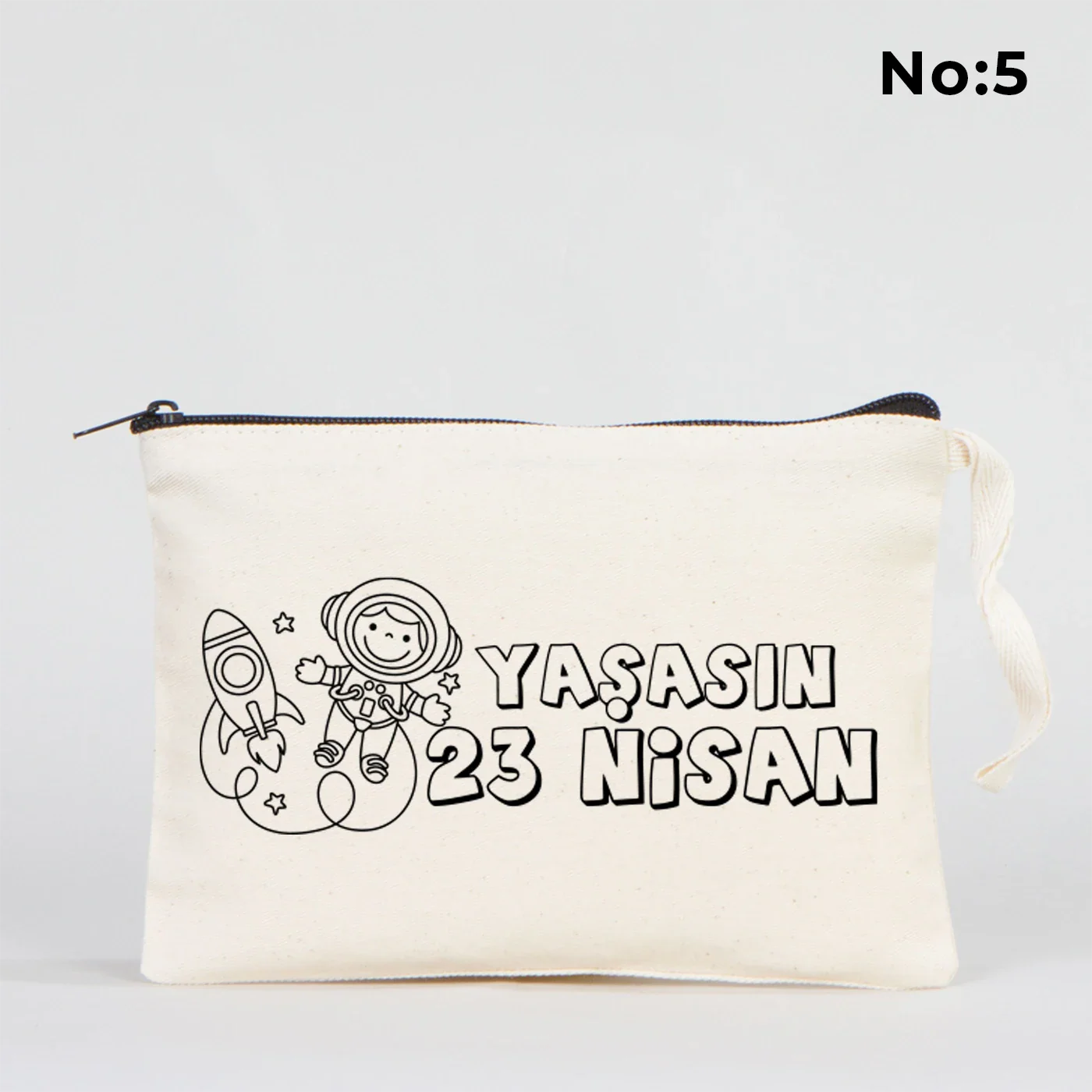 Boyanabilir 21x15 cm Clutch - 23 Nisan Çantası - farklı açı