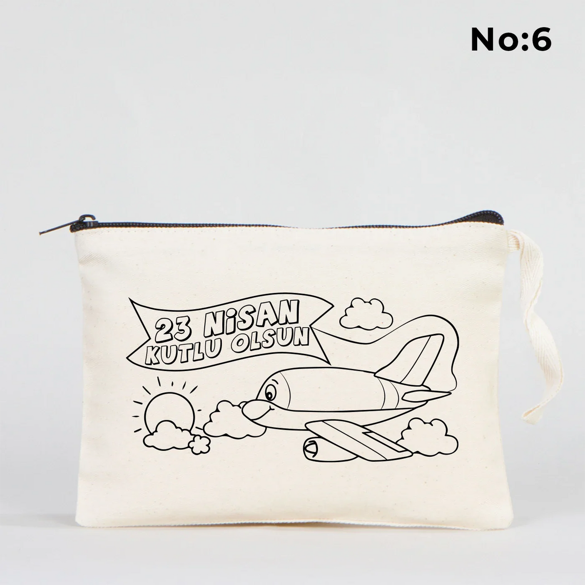 Boyanabilir 21x15 cm Clutch - 23 Nisan Çantası - görsel 6