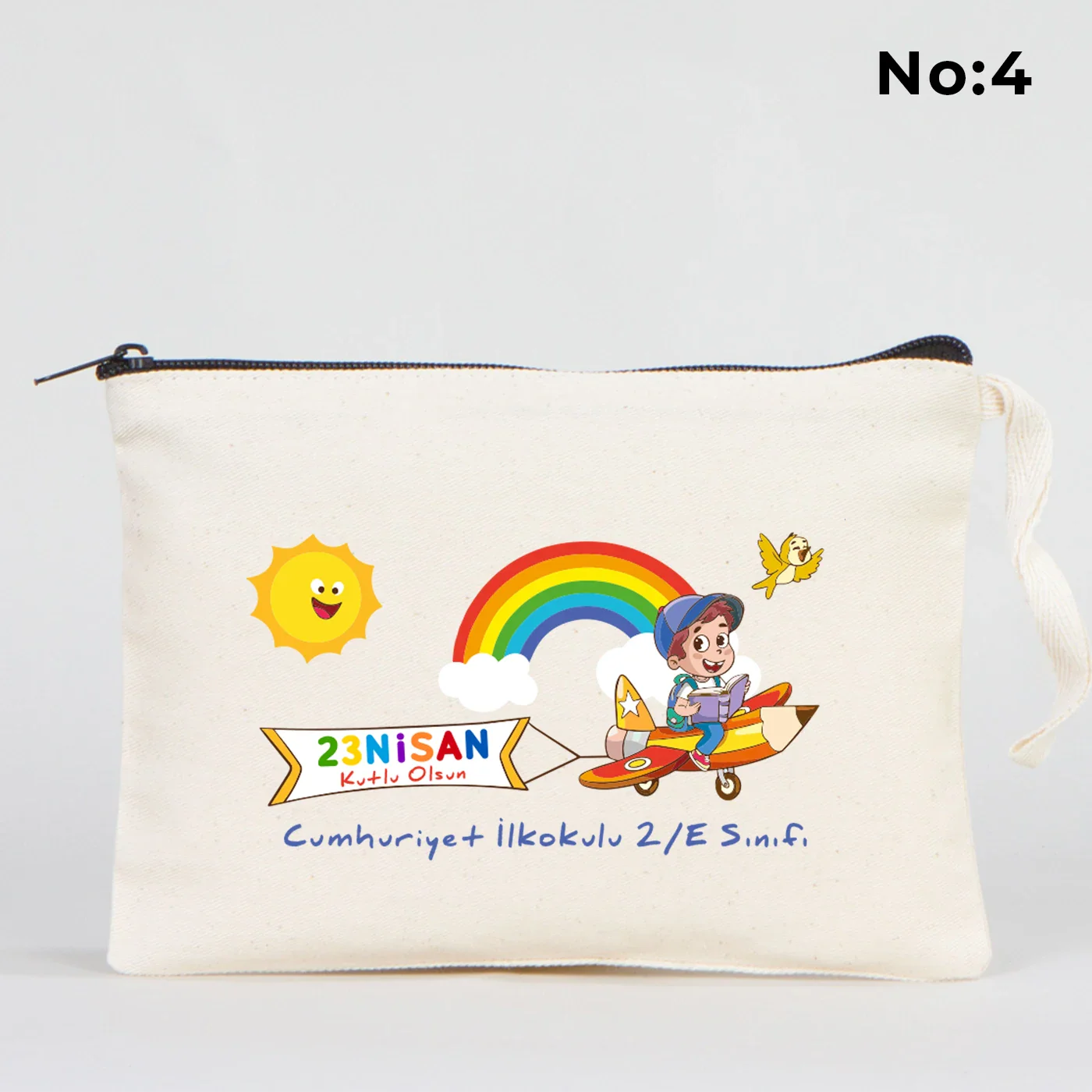 21x15 cm Clutch - 23 Nisan Hediyesi (Okul-Sınıf Baskılı) - kullanım örneği