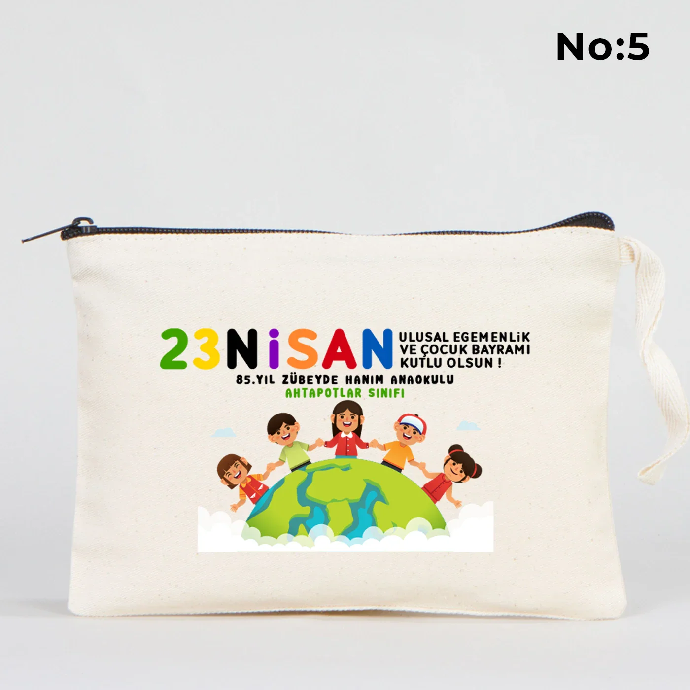 21x15 cm Clutch - 23 Nisan Hediyesi (Okul-Sınıf Baskılı) - farklı açı