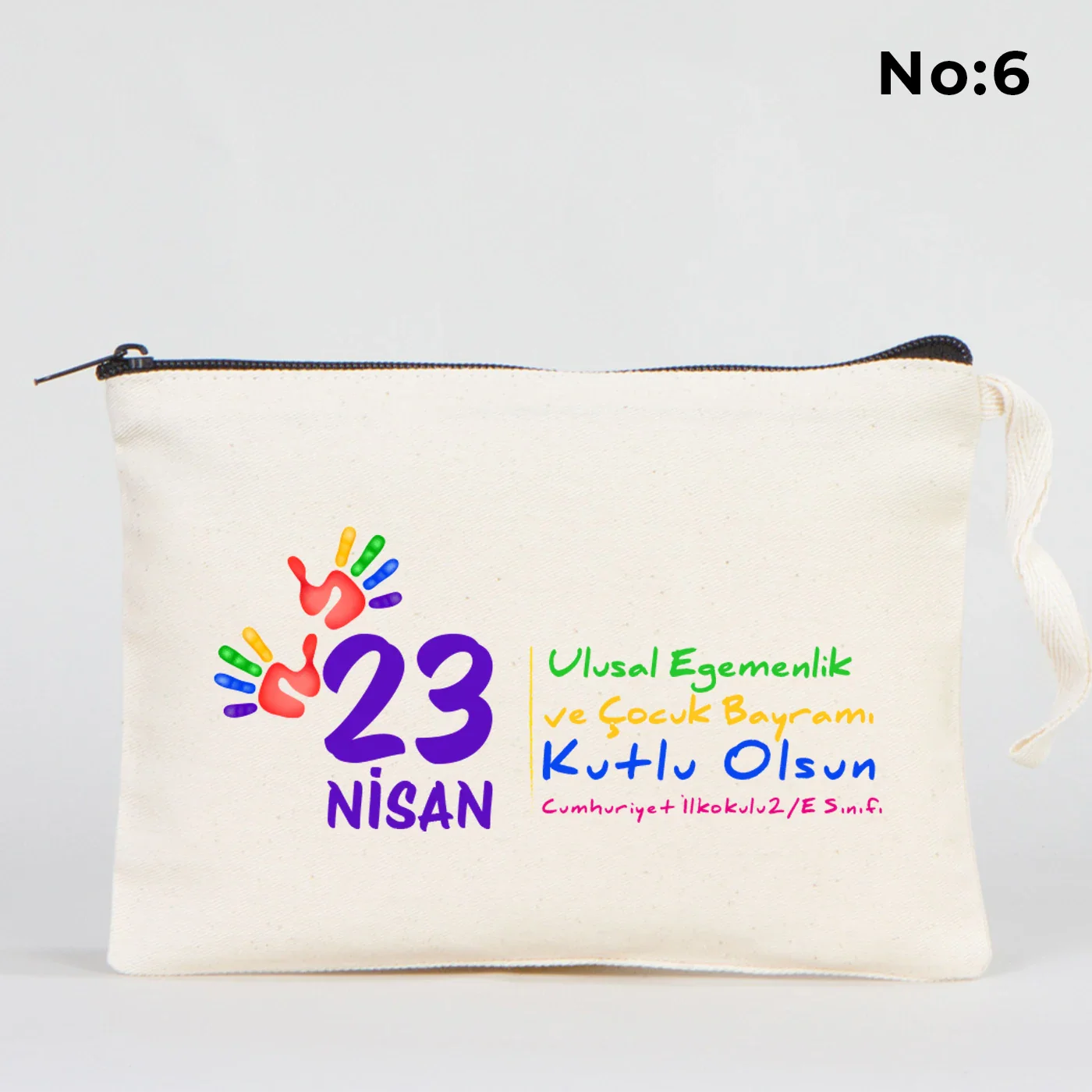 21x15 cm Clutch - 23 Nisan Hediyesi (Okul-Sınıf Baskılı) - görsel 6