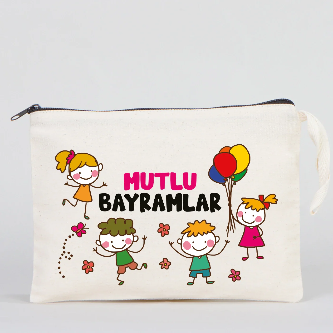 25x18 cm Ham Renk Astarsız Kalemlik - Harçlık & Şeker Cüzdanı - detay görünüm