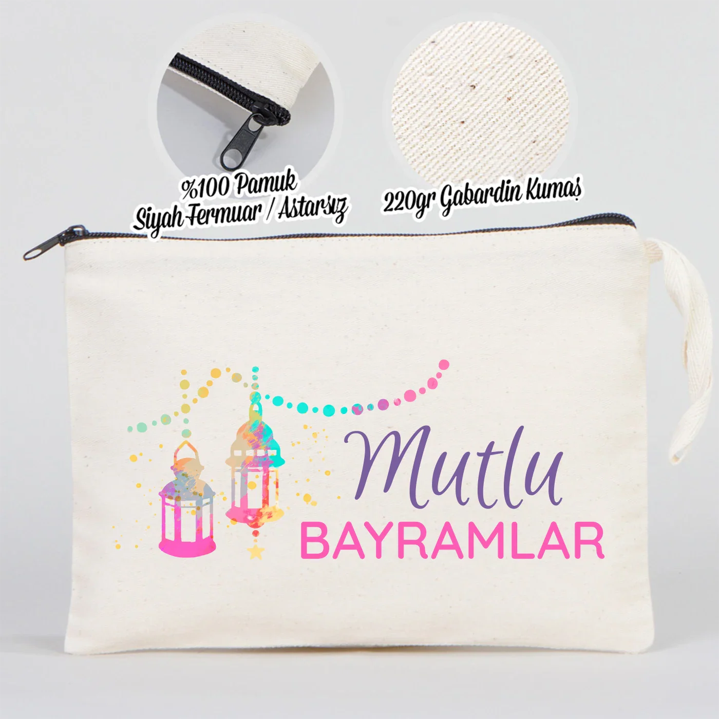 25x18 cm Ham Renk Astarsız Kalemlik - Harçlık & Şeker Cüzdanı - görsel 6
