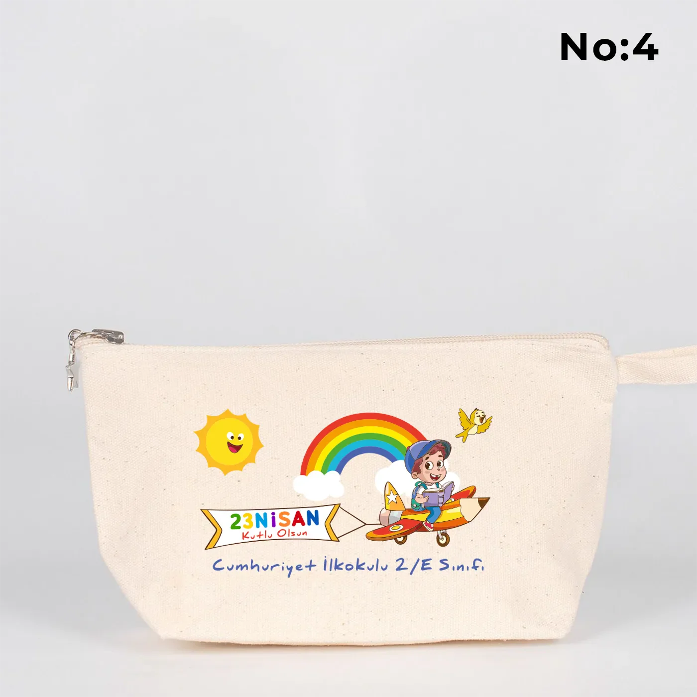 25x15x6 cm Körüklü Kanvas Kalemlik - 23 Nisan Hediyesi - kullanım örneği