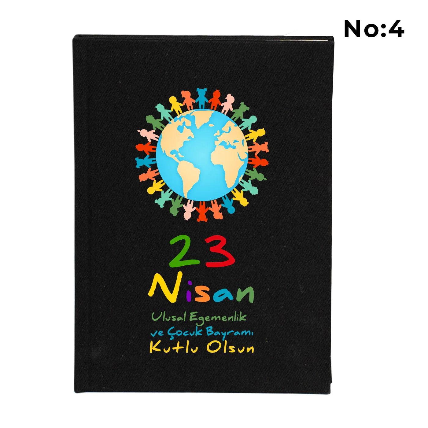 14x20 cm Siyah Kanvas Defter - 23 Nisan Hediyesi - kullanım örneği