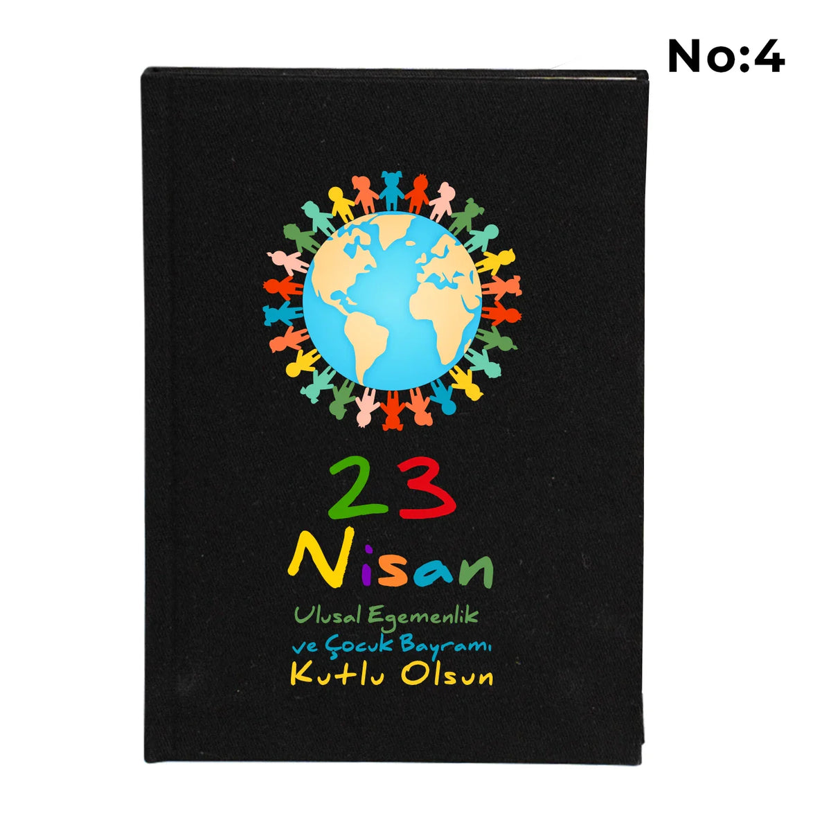 14x20 cm Siyah Kanvas Defter - 23 Nisan Hediyesi - kullanım örneği