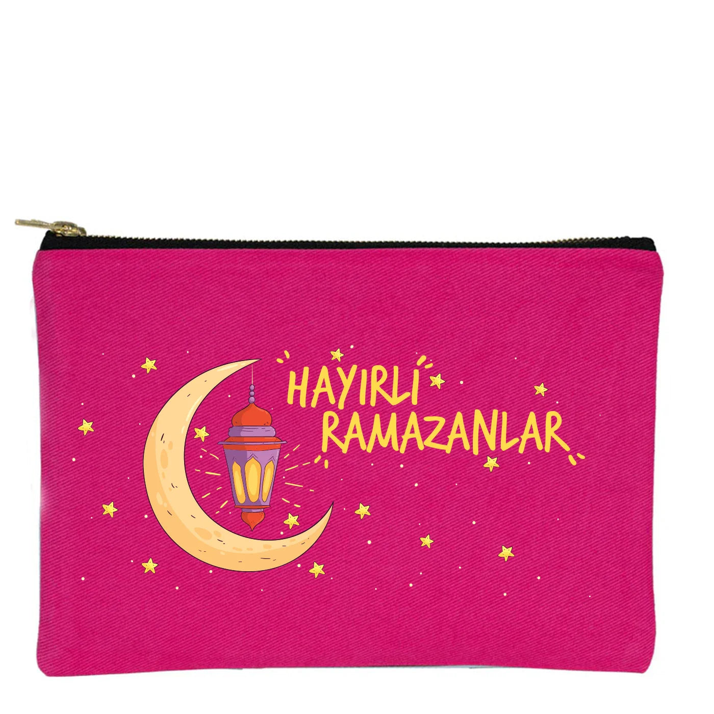 25x18 cm Fuşya Metal Fermuarlı Kalemlik - Harçlık & Şeker Cüzdanı - detay görünüm