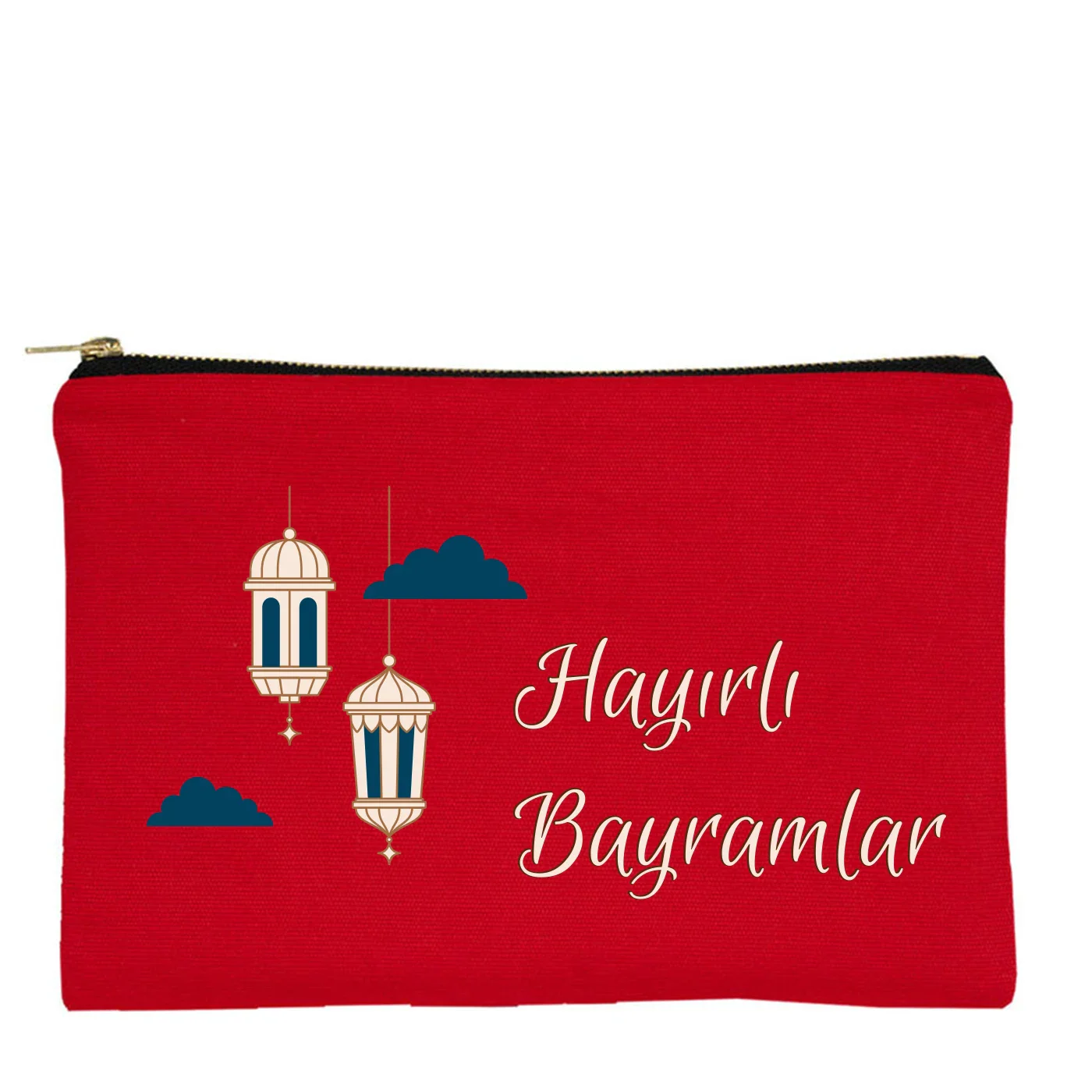 25x18 cm Kırmızı Metal Fermuarlı Kalemlik - Harçlık & Şeker Cüzdanı - detay görünüm